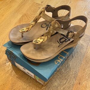 OTBT Gold Sandals for Women